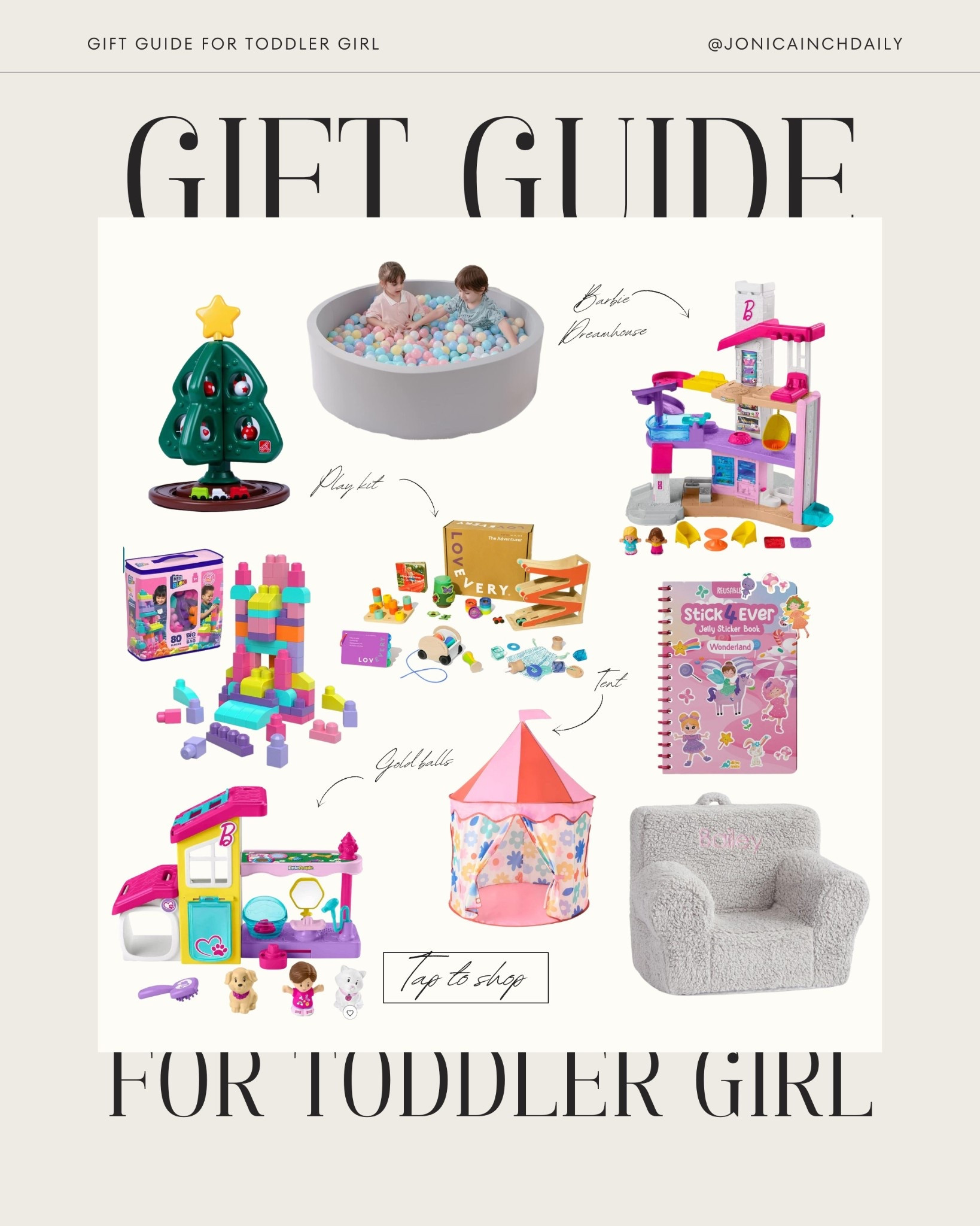 Gift guide for toddler girl🎄💓

#LTKHoliday #LTKGiftGuide #LTKKids