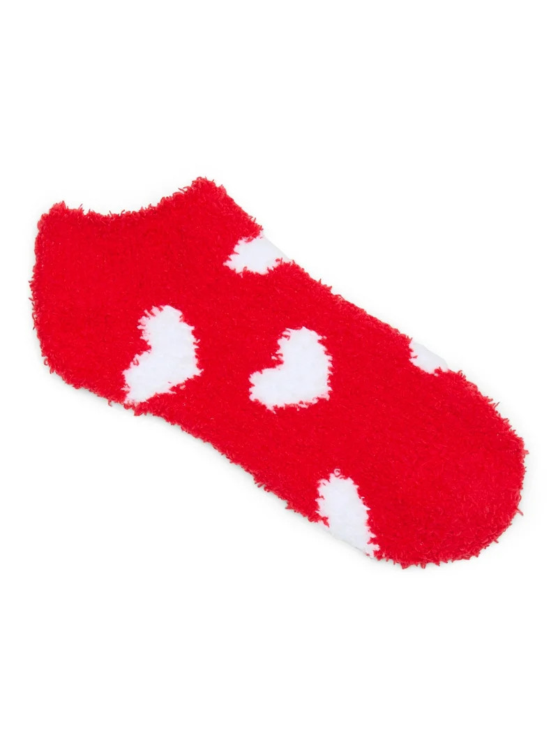 No Boundaries Low Cut Cozy Socks, 1-Pack, Women's, Size 4-10 | Walmart (US)