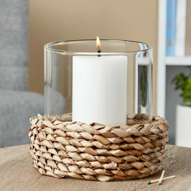 Mainstays Unscented Pillar Candle, 3 x 6 inches, White | Walmart (US)
