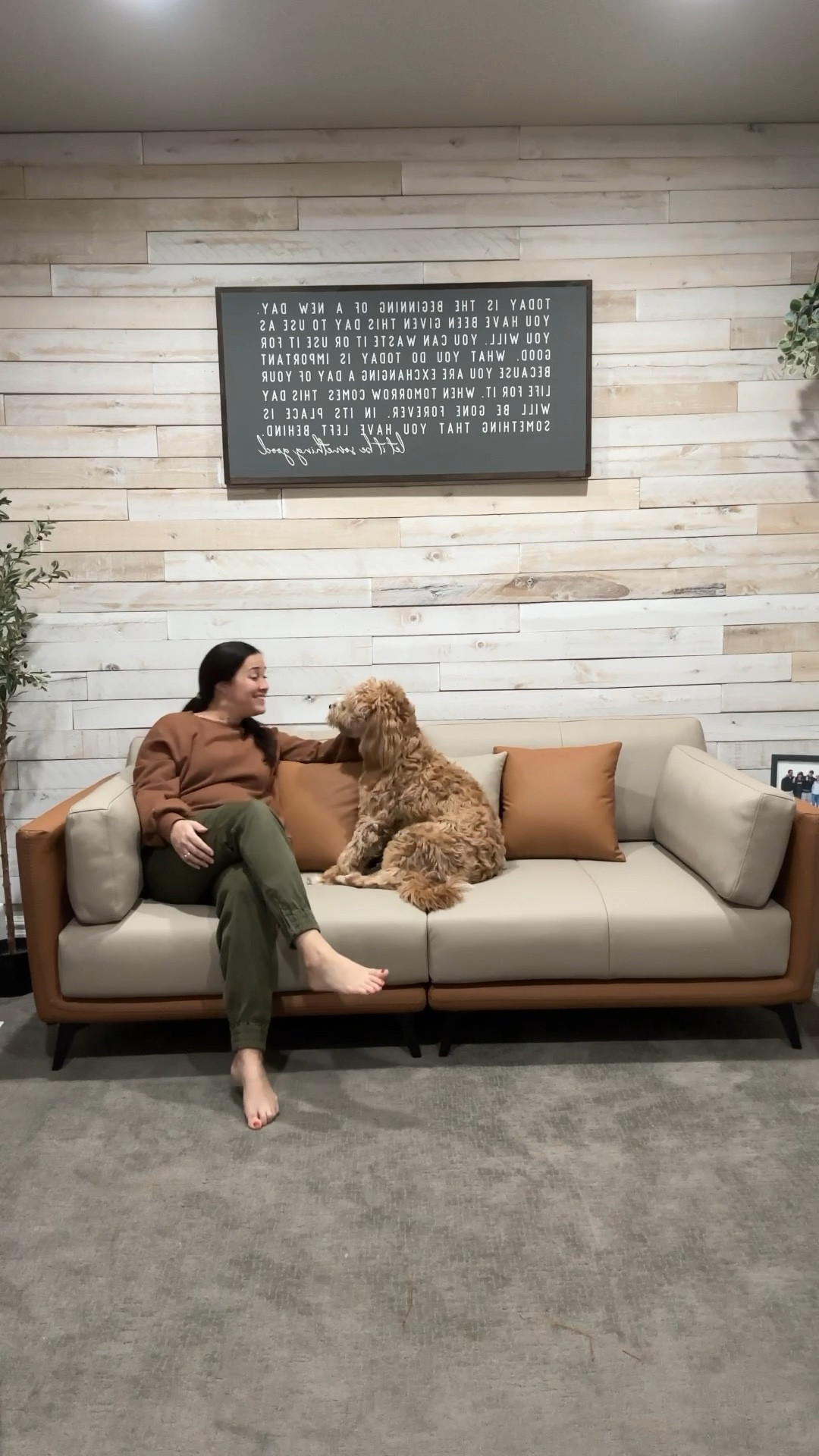 Office Space Accent Wall with Wood Pallets from Home Depot 

#LTKHome