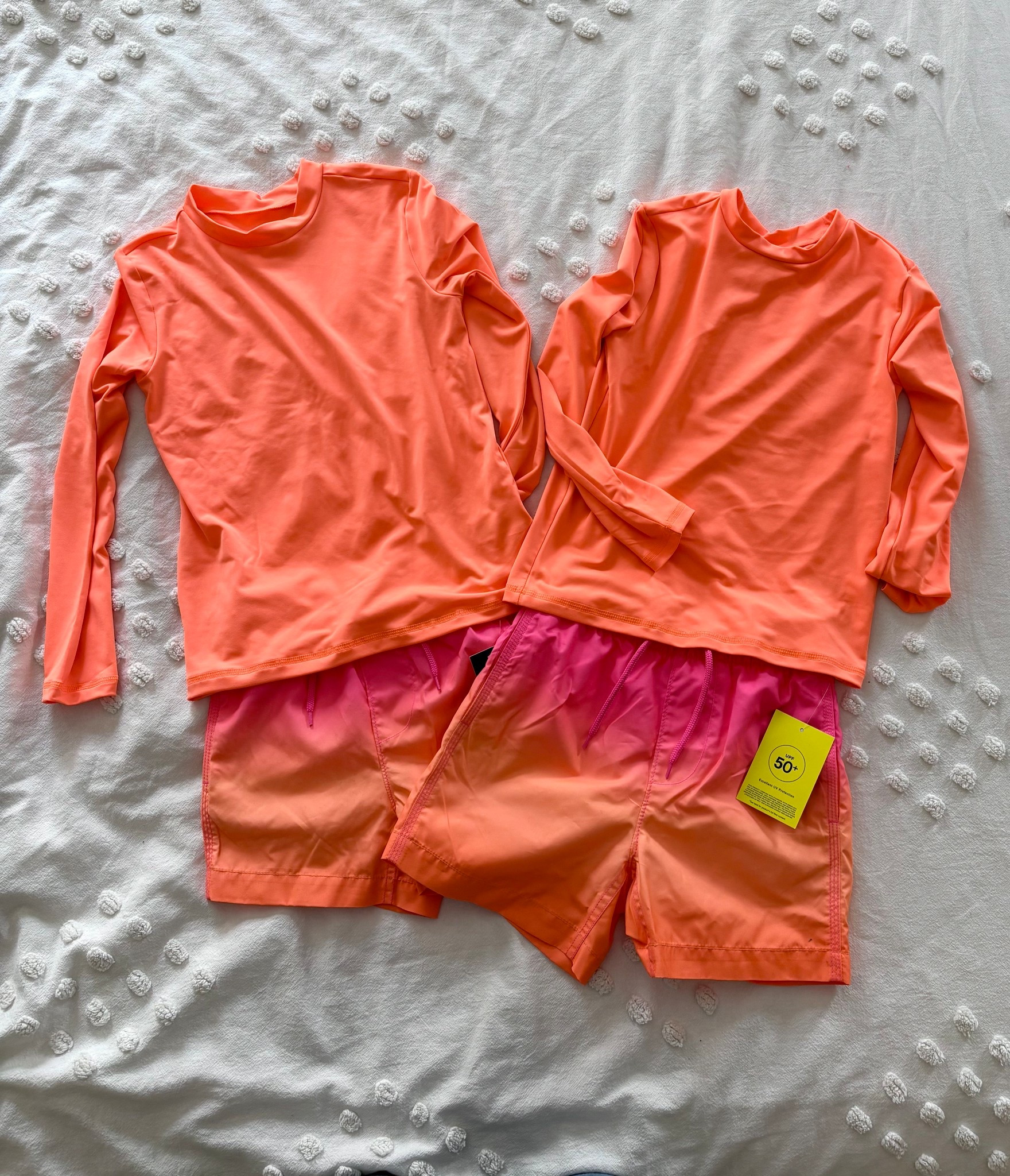 If you’re looking for boys bathing suits for Spring Break, I found a cute, but more importantly, SAFE color option! Although I’m usually the one steering more toward lighter blues and teals, that’s not the case when it comes to water safety. I love these long sleeve 50 UPF rash guards and really well made swim shorts. They’re drawstring and super comfy the boys have reported! I highly recommend them! 

Spring break boys bathing suit
Matching boys and toddler boy bathing suits
Safe bathing suit color

#LTKSpringSale #LTKSwim #LTKKids