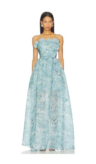 ELLIATT Faye Gown in Blue. - size XS | Revolve Clothing (Global)