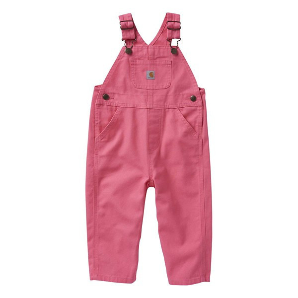 Toddler Girls' Carhartt Washed Canvas Bib Overalls | Scheels