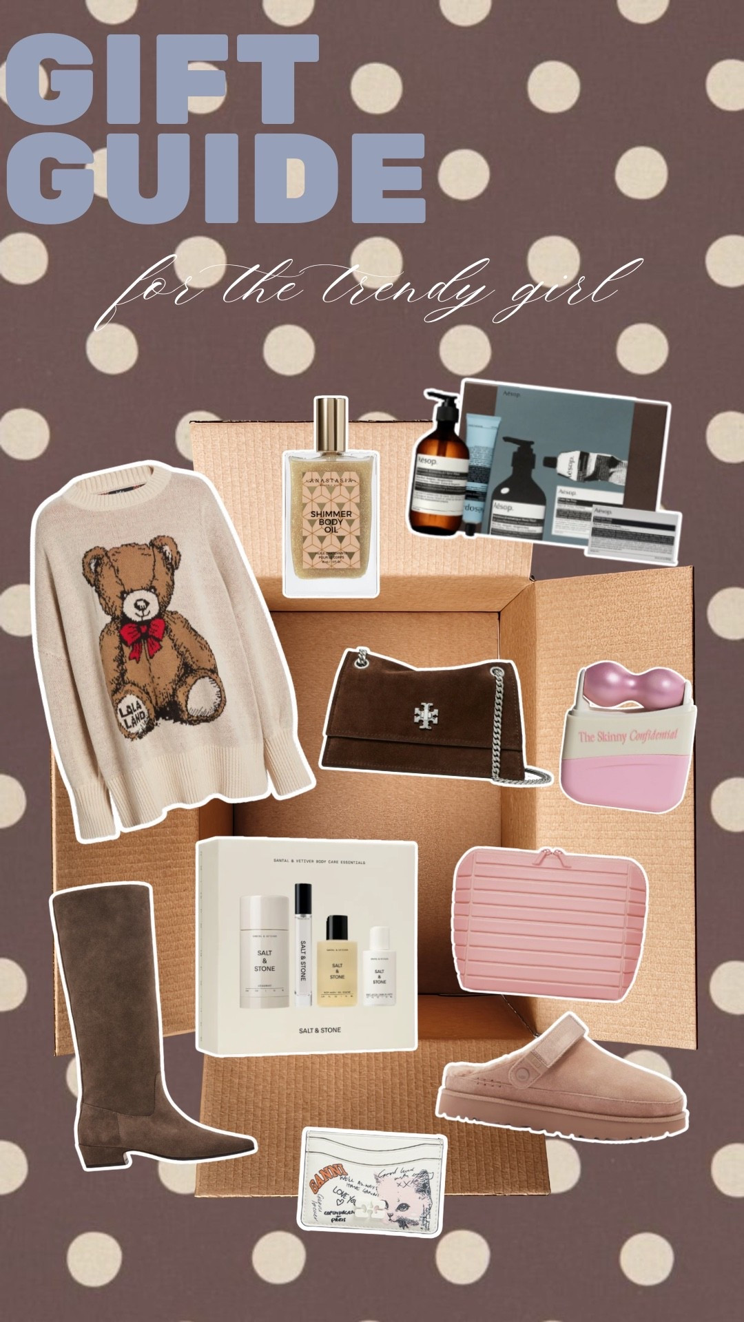 Gift guide for the trendy girl that you never know how to shop for in your life 🤍 

Dressupbuttercup.com #dressupbuttercup #dederaad 

#LTKGiftGuide #LTKStyleTip #LTKHoliday