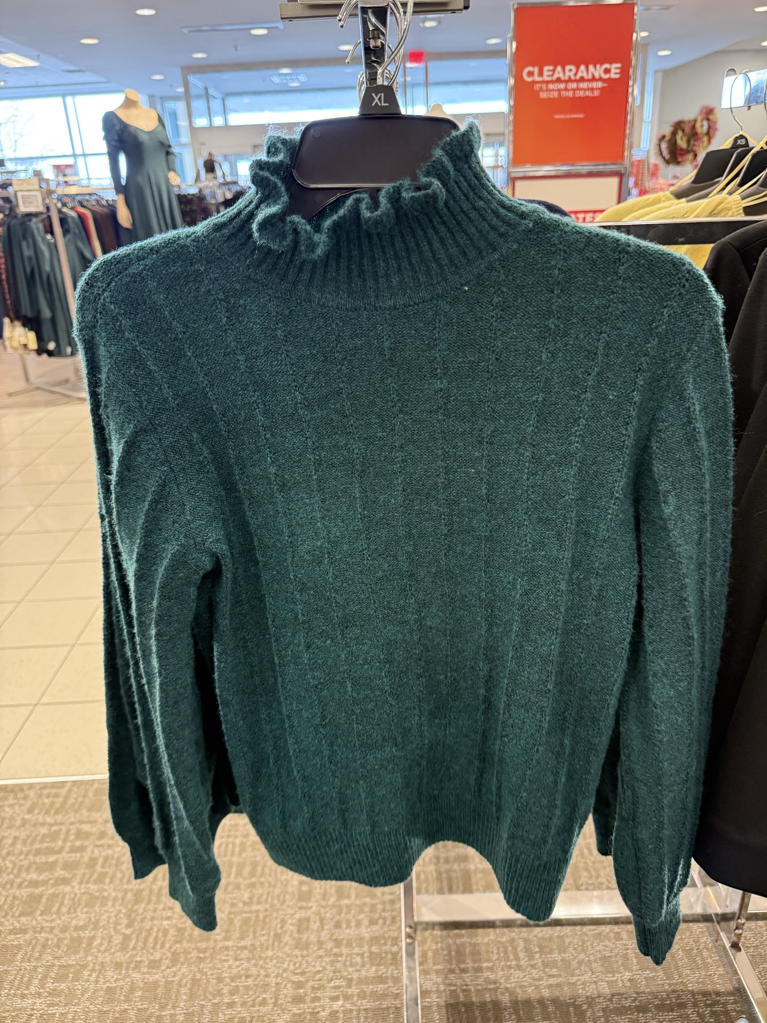 The cutest ruffle neck detail on this sweater 😍

#LTKSaleAlert #LTKmomlife #LTKootd