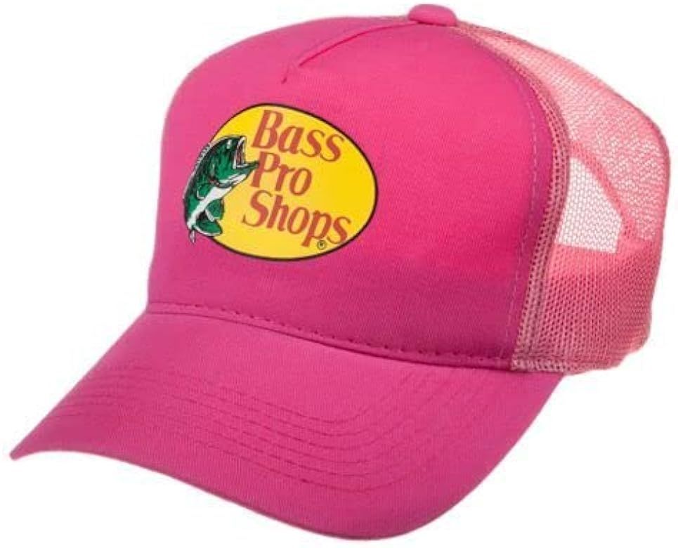 Bass Pro Shop Men's Trucker Hat Mesh Cap - Adjustable Snapback Closure - Great for Hunting & Fish... | Amazon (US)
