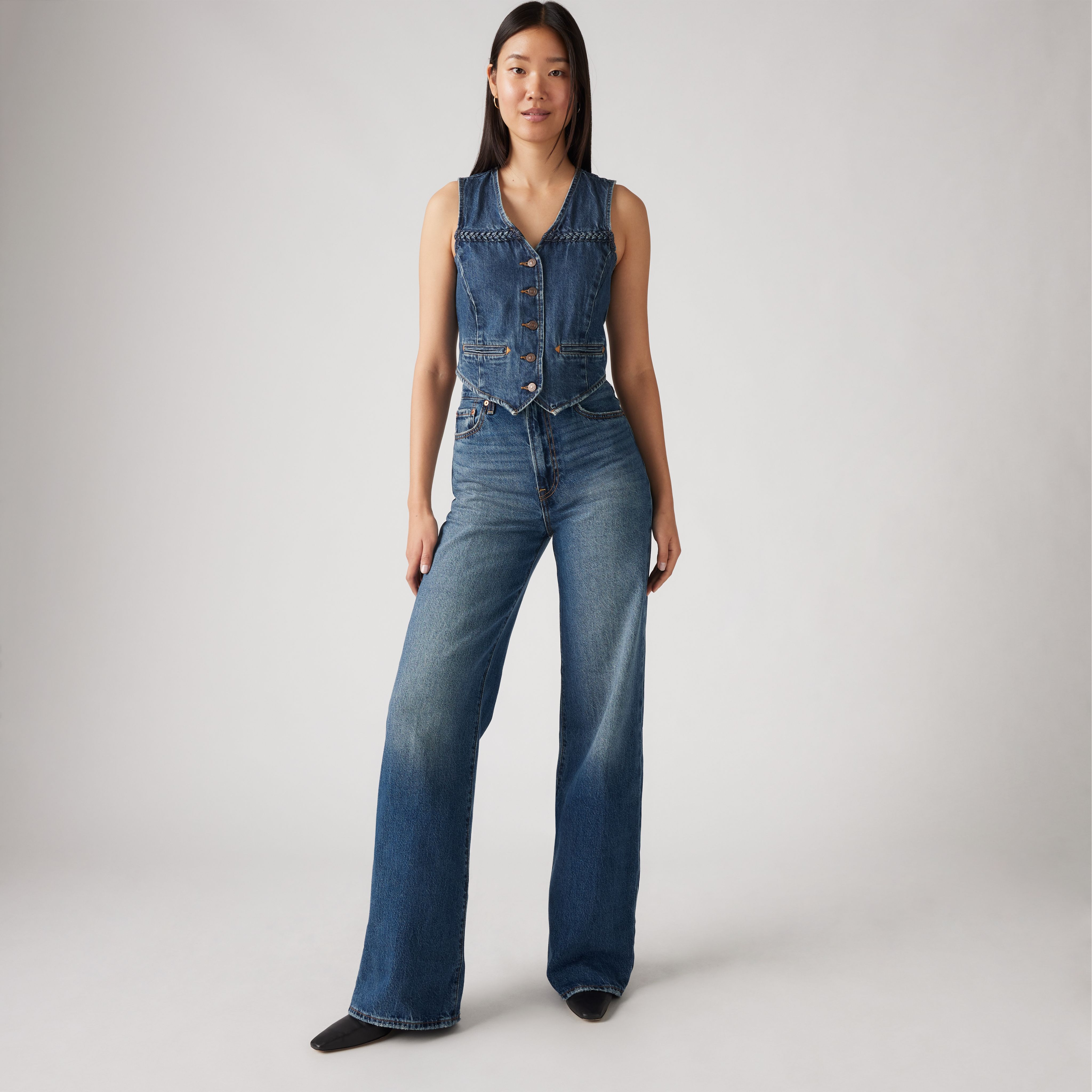 Levi's Ribcage Wide Leg Women's Jeans 23x34 | Levi's US