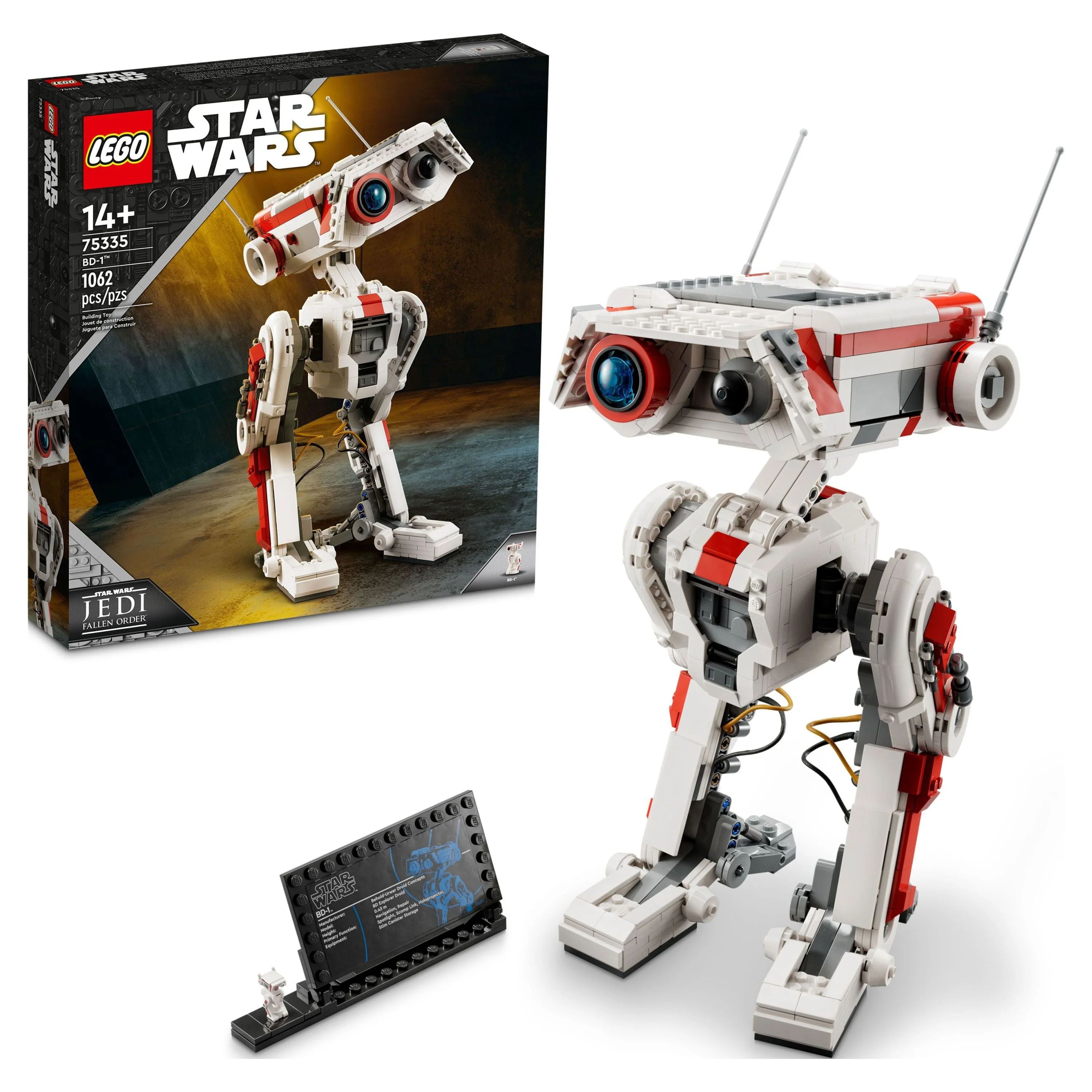 LEGO Star Wars BD-1 75335 Posable Droid Figure Model Building Kit, Room Decoration, Memorabilia G... | Walmart (US)