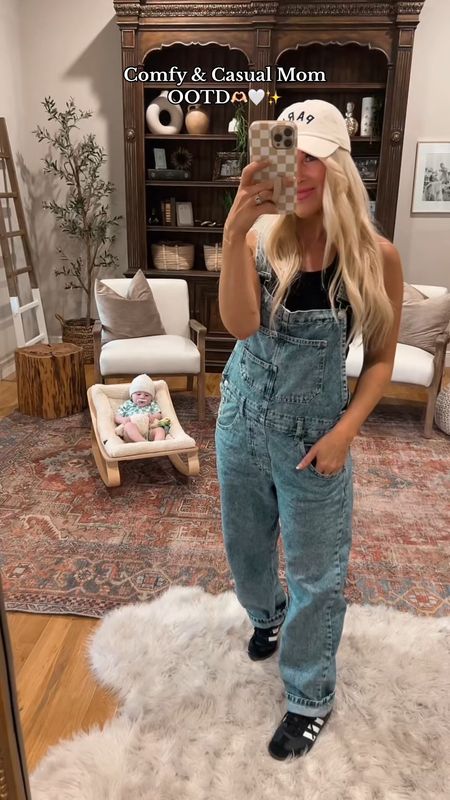 These overalls have been on repeat in postpartum🙌🏻 they are so easy to throw on and change up how you style them! Not to mention so comfy!! #overalls #postpartum #momstyle #comfyoutfit

#LTKstyletip #LTKbaby #LTKfindsunder100