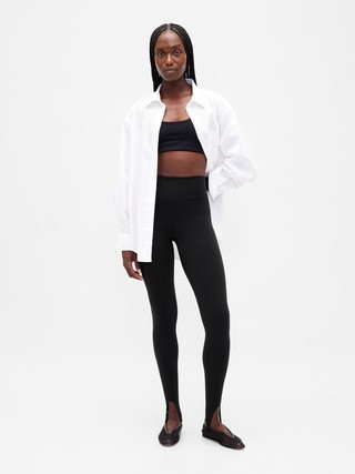 GapFit Smooth High Rise Stirrup Leggings | Gap (US)