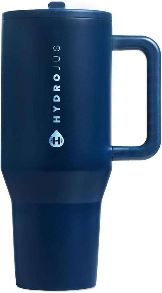 HydroJug Traveler - Modern 40 oz Tumbler with Handle & Simple Flip Straw - Car Cup Holder Friendl... | Amazon (US)