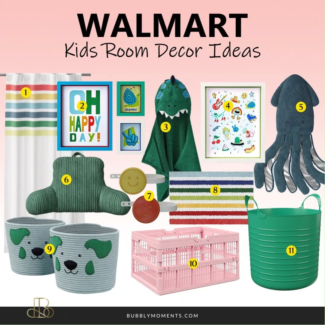 Make any kids room fun, cozy, and organized with these Walmart decor finds. From cute decorations and wall art to bedding, storage solutions, and room accessories, these picks are perfect for adding style and personality to any space. Whether you're decorating a bedroom, playroom, or study area, you'll find plenty of inspiration here. Save this post for later and shop your favorite kids room decor finds!
#LTKKids #LTKHome #LTKFinds #KidsRoomDecor #KidsRoom #RoomDecor #BedroomDecor #PlayroomDecor #KidsBedroom #RoomInspiration #HomeDecor #RoomMakeover #WalmartHome #WalmartFinds #KidsDecor #DecorInspo #RoomGoals #HomeInspiration #TrendingNow 

 