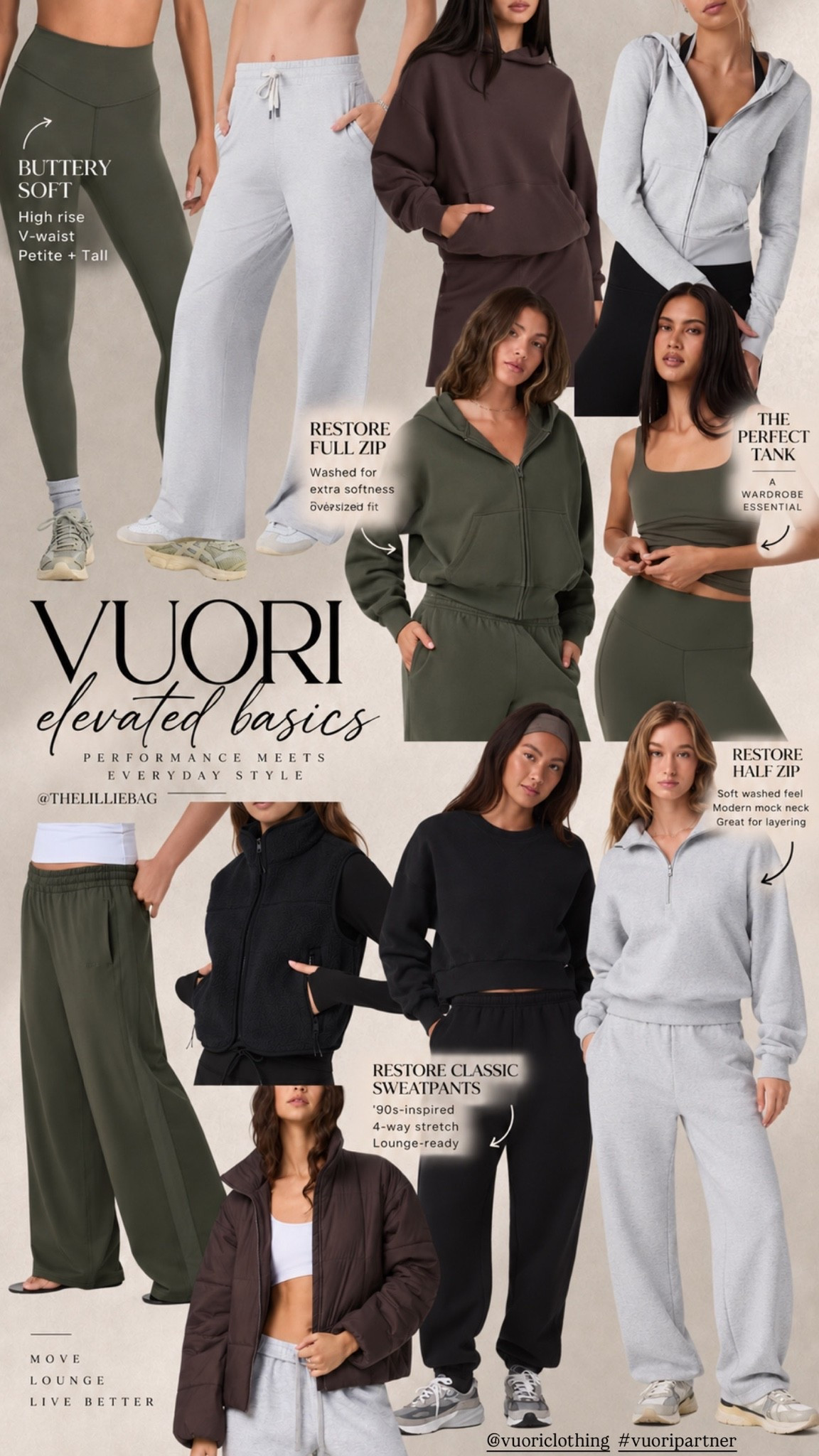 If you’ve been wanting to try Vuori, START HERE 🙌🏼 

New customers use code: LAUREN20NEW for 20% off their first purchase only. Expires 9/26 at 11:59PM PST. 💸

These are the elevated basics you’ll actually live in — buttery soft leggings, the best Restore layers + easy matching sweats. I love that so many pieces mix and match, and the leggings even come in petite + tall! 🤎

@Vuori US  #vuoripartner

#LTKActive #LTKTravel #LTKSeasonal