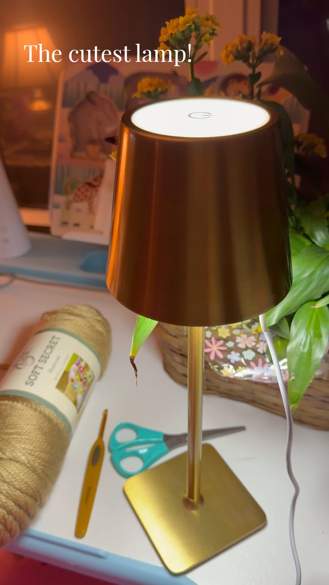 The cutest rechargeable cordless table side lamp! With 3 dimming settings and cozy feel!! Great for indoor and outdoor! 

#LTKTravel #LTKHome #LTKselfcare
