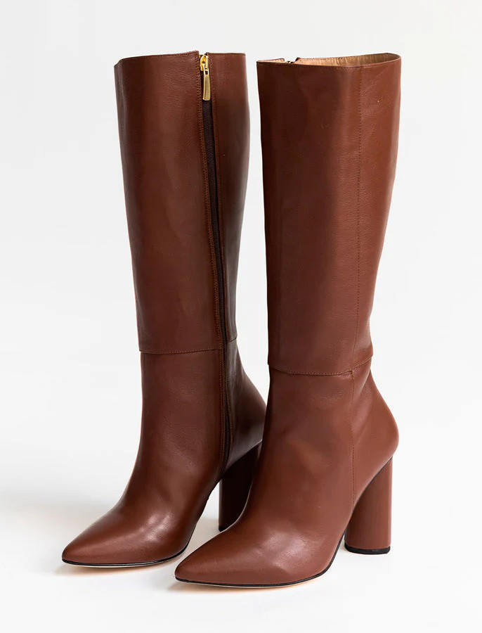 Celina Tall Boot - Camel by Alma Caso | Support HerStory