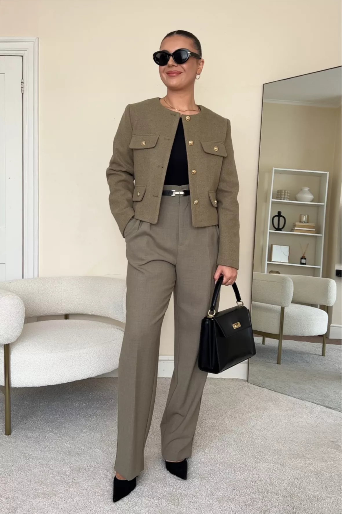 Zara Blazer with Flab Pockets  Blazer, Blazer outfits, Work wear