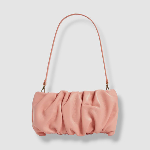 $195 Staud Women's Pink Leather Bean Shoulder Handbag Clutch Purse Bag 840244858018 | eBay | eBay US