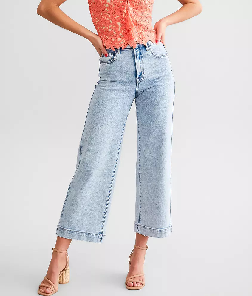 Nori Cropped Wide Leg Jean | Buckle