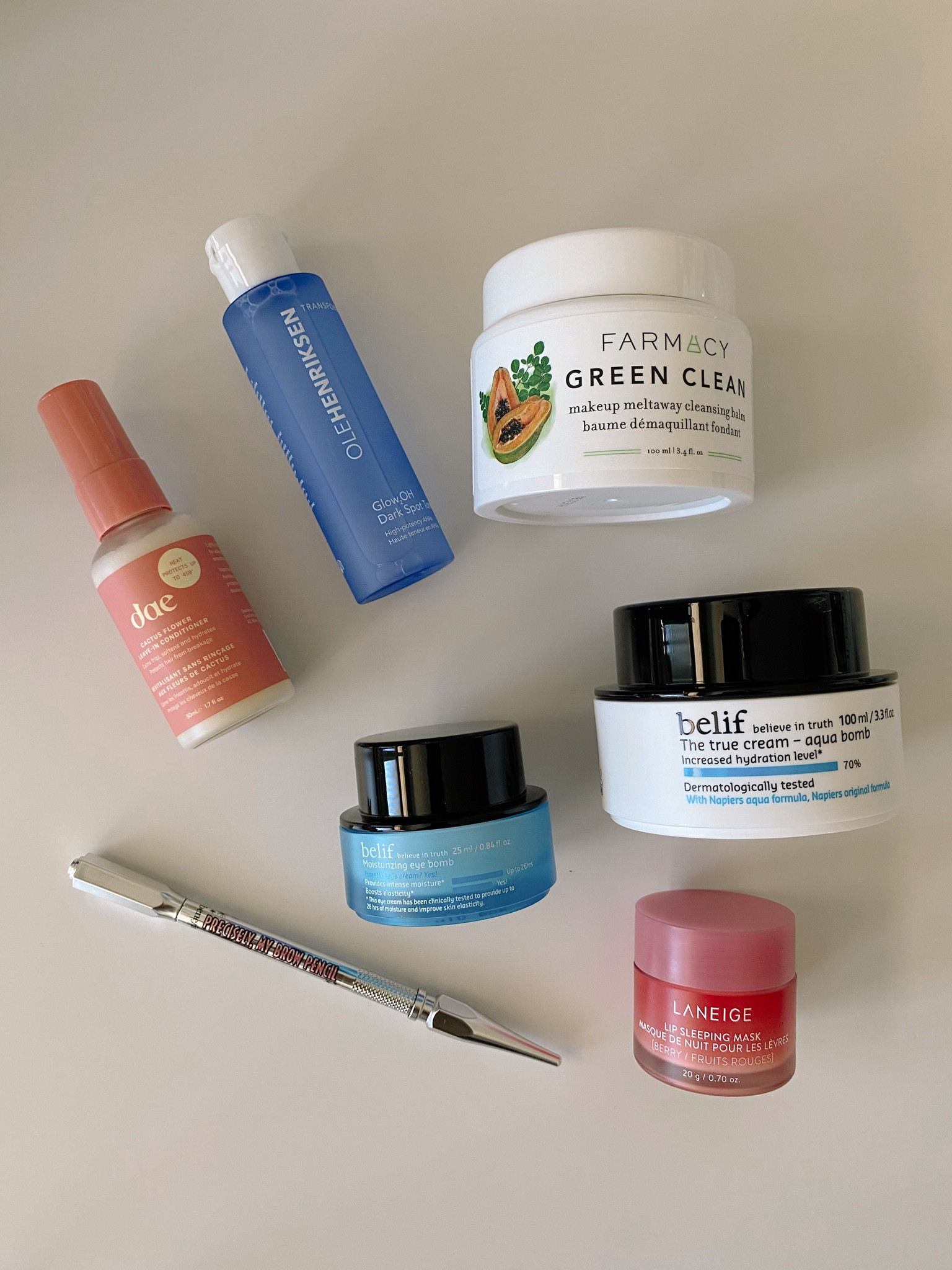 My restocks I purchased from the Sephora sale! One more day to save— insider 10% VIB 15% rouge 20%

Dae leave in conditioner (trying out), Olehenriksen toner, Farmacy green clean make up removing balm, Belif eye & aqua bomb, Benefit brow (shade 4.5), Laneige lip mask

#LTKbeauty #LTKunder50 #LTKsalealert