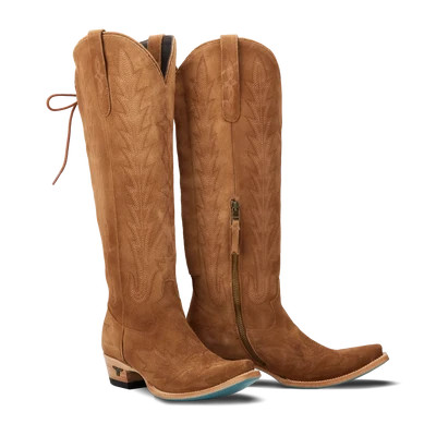 Lexington Knee High Corset - Toffee Suede Toffee Suede / 9 | Lane Boots