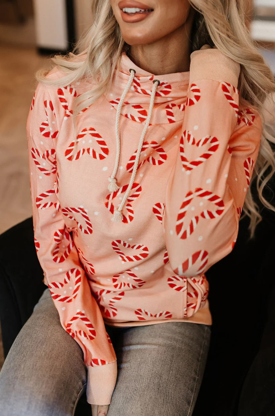 PREORDER: Singlehood Sweatshirt - Candy Cane Wishes | Mindy Mae's Market