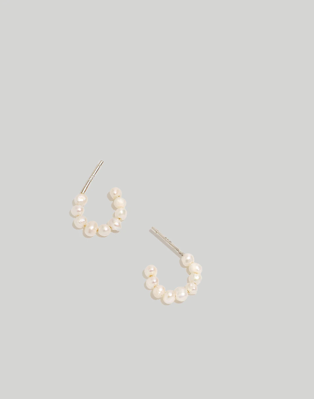 Freshwater Pearl Huggie Hoop Earrings | Madewell