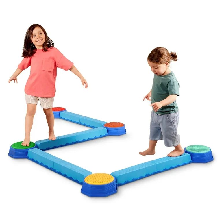 Battat Busy Beams Set with 8 Balance Beams and 5 Sensory Pods, Toddler and Preschool Toys | Walmart (US)