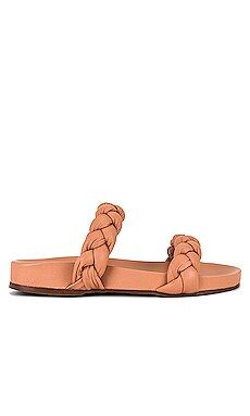 Kaanas Coco Chunky Braided Pool Slide in Peach from Revolve.com | Revolve Clothing (Global)