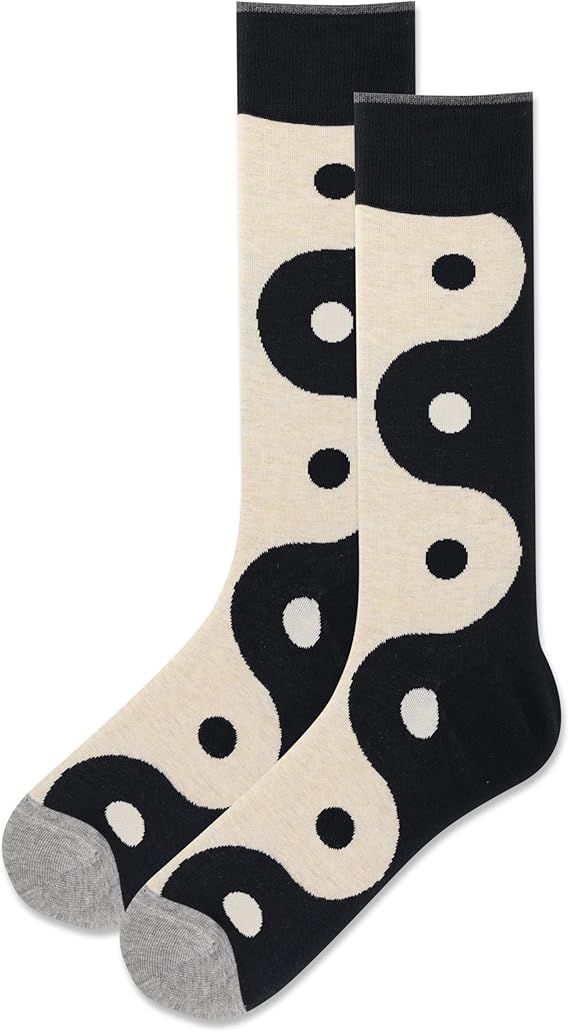 Hot Sox Men's Fun Pattern and Solid Crew Socks - 1 Pair Pack - Cool & Classic Novelty Fashion Des... | Amazon (US)