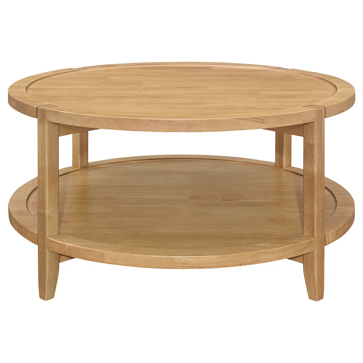 Gracie Oaks Tashung Round Solid Wood Coffee Table Maple Brown & Reviews | Wayfair | Wayfair North America
