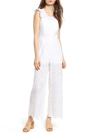 Women's Leith Eyelet Jumpsuit | Nordstrom