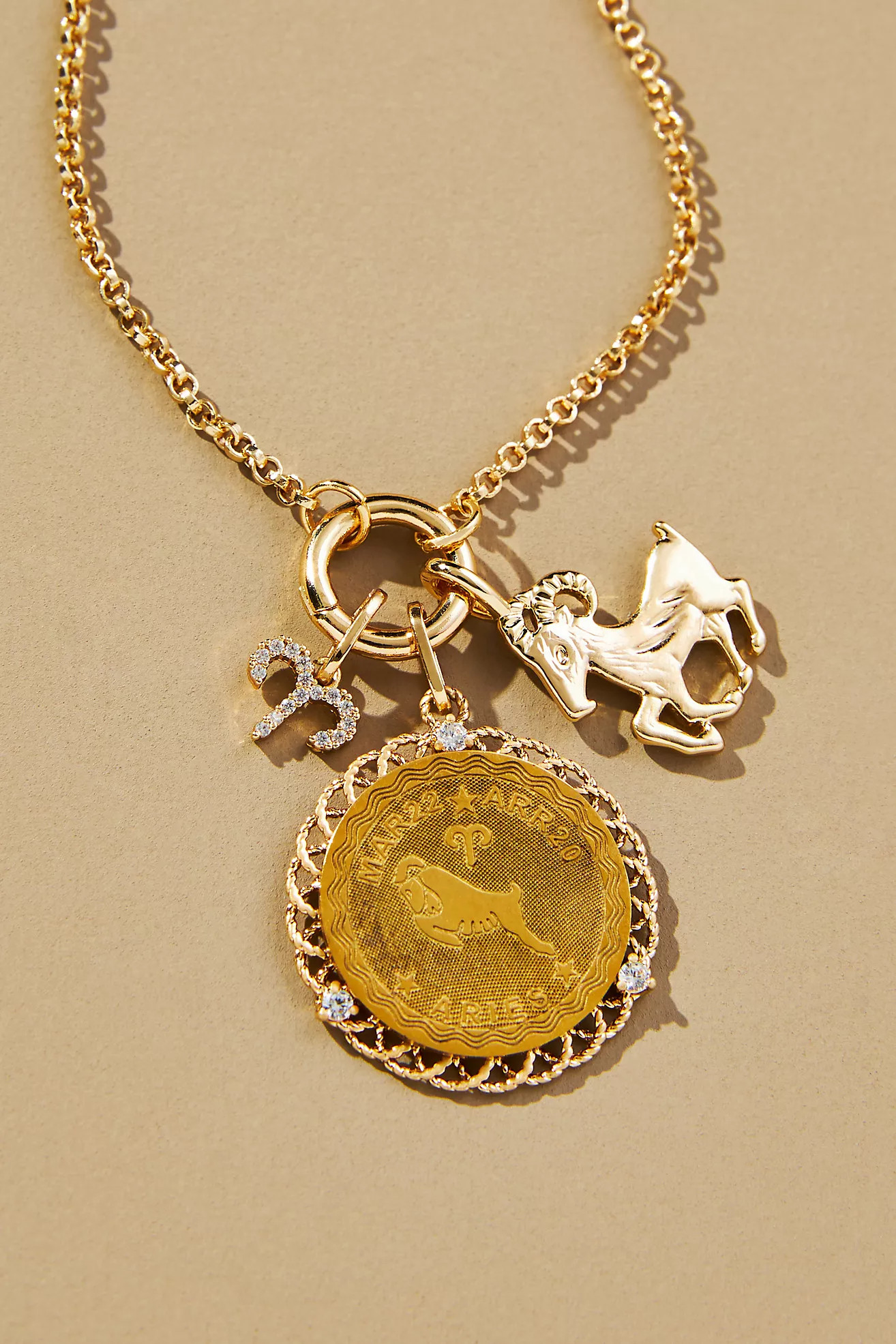 Zodiac Charm Necklace | Anthropologie (US)