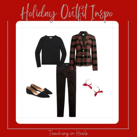 It’s officially November 1 and in this house that means it’s a holiday season! I know it may seem a bit early, but I just love to celebrate! How cute is this holiday outfit? Festive enough to wear for a holiday party but could also be worn on other occasions as well!

#LTKHoliday #LTKSeasonal #LTKstyletip