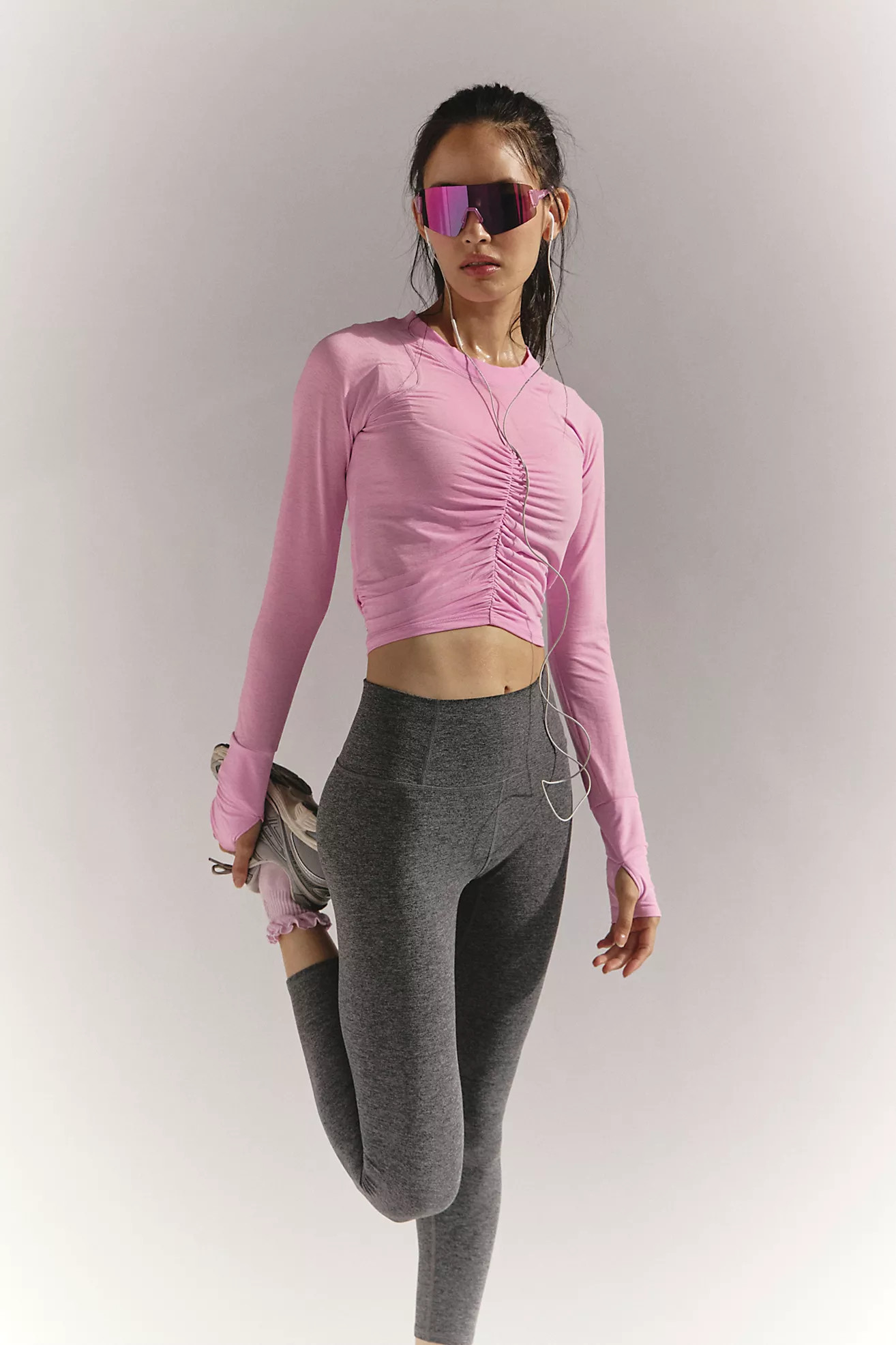 Tempo Ruched Long Sleeve | Free People (Global - UK&FR Excluded)