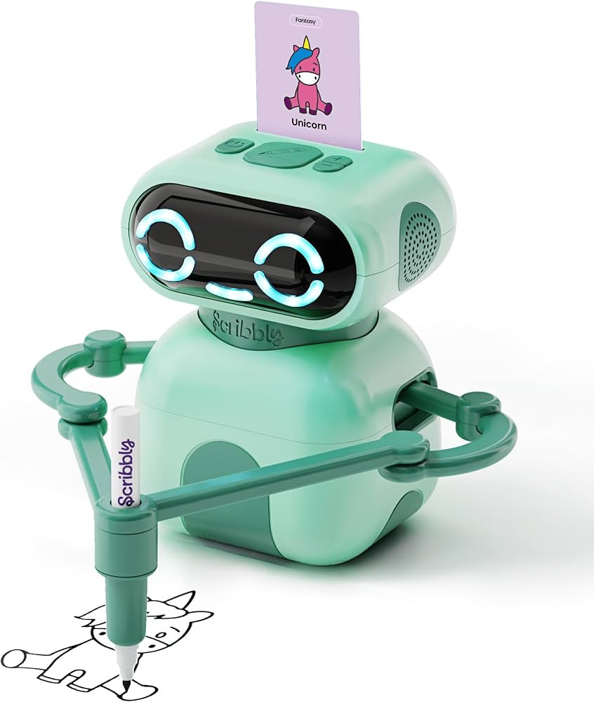 Dan&Darci Scribbly The Drawing Robot for Kids - 3 4 5 6 7 8 Year Old Girl Christmas Gifts - 5 Yea... | Amazon (US)