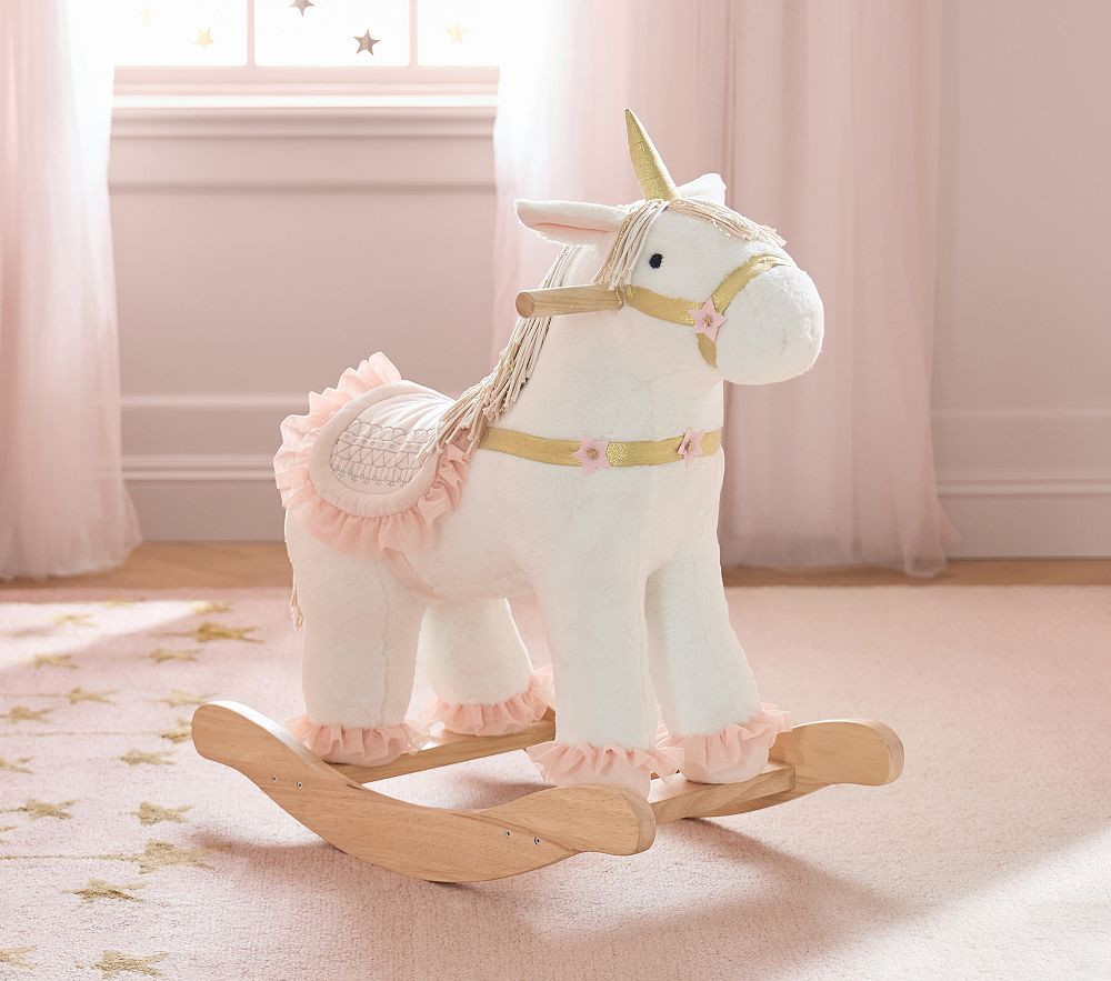 Tutu du Monde Unicorn Plush Rocker | Pottery Barn Kids