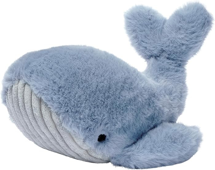 Lambs & Ivy Bubbles & Squirt Soft Plush Blue Whale Stuffed Animal Toy | Amazon (US)