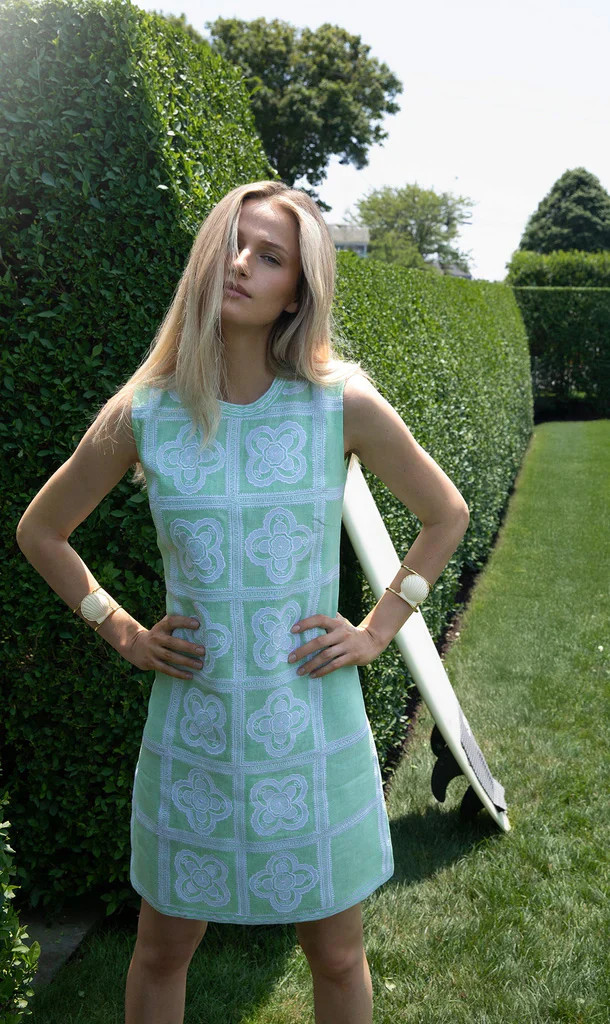 Seaglass Meadow Mini Dress | Over The Moon