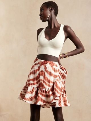 Linen Wrap Skirt | Banana Republic (US)