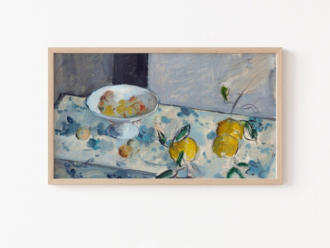 Frame TV Art File, Frame TV Art, Vintage Painting, Fruit Trees, Citrus Study, Neutral, Oranges, B... | Etsy (US)