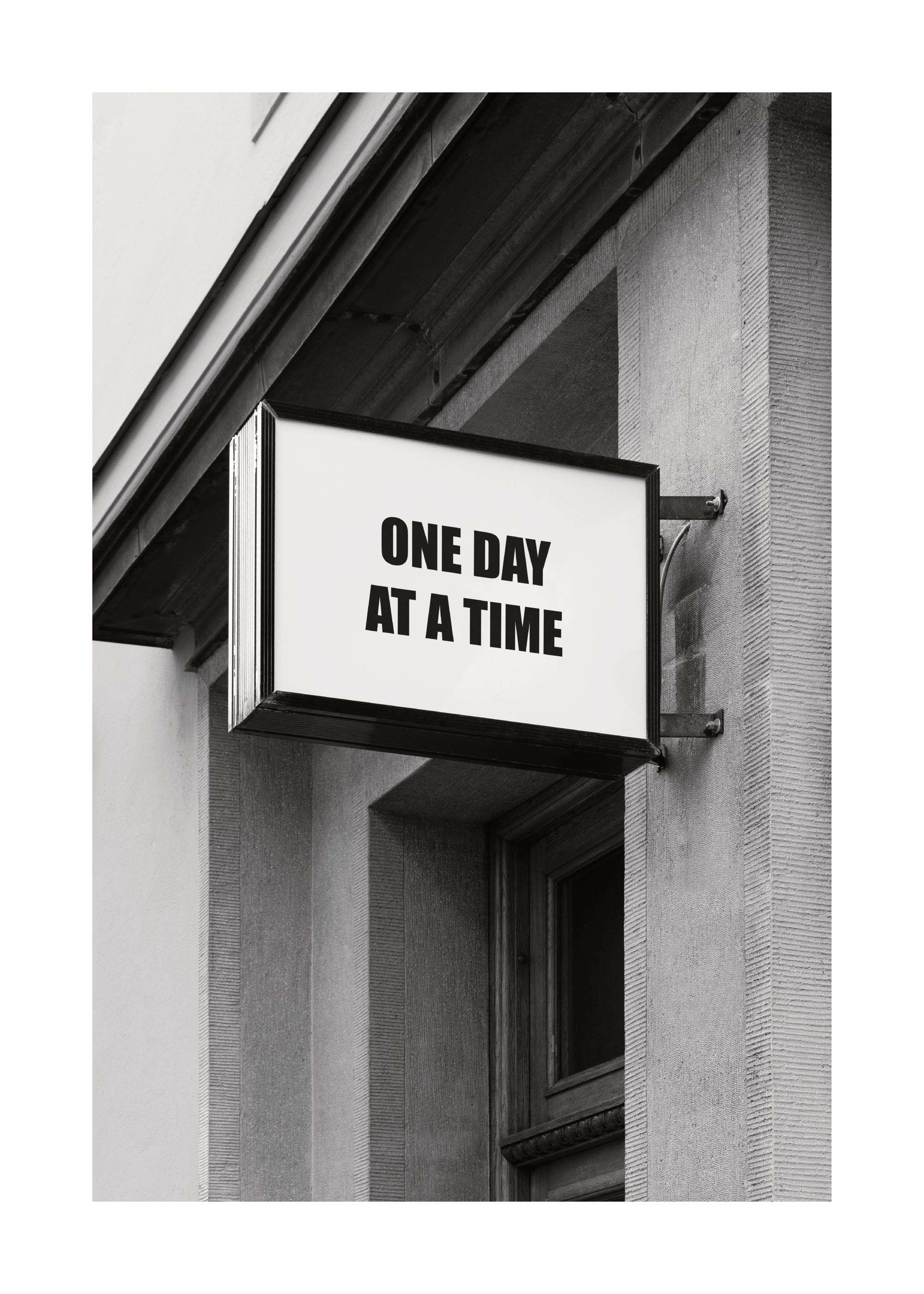 One Day at a Time Print | Desenio