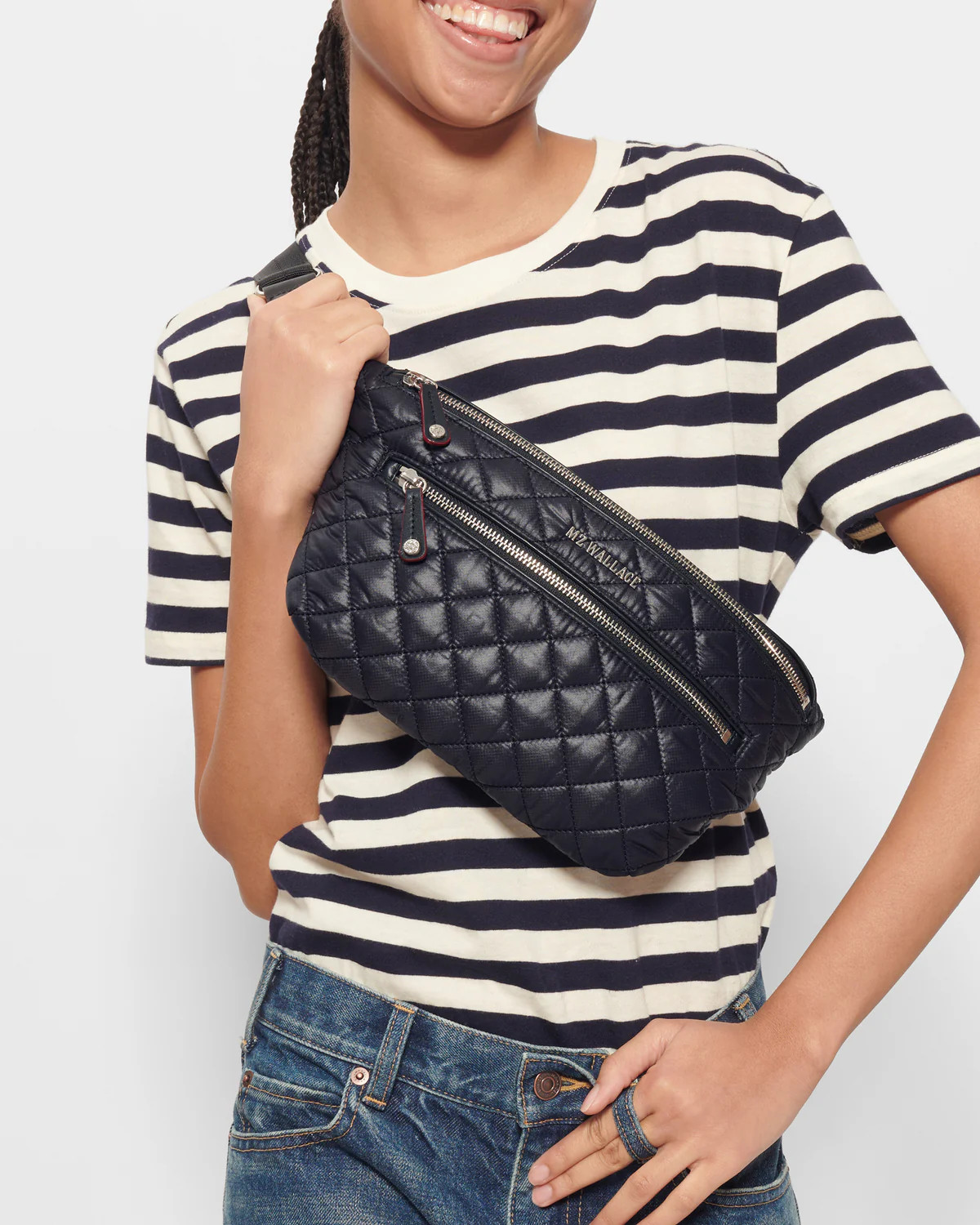Black Crosby Belt Bag | MZ Wallace