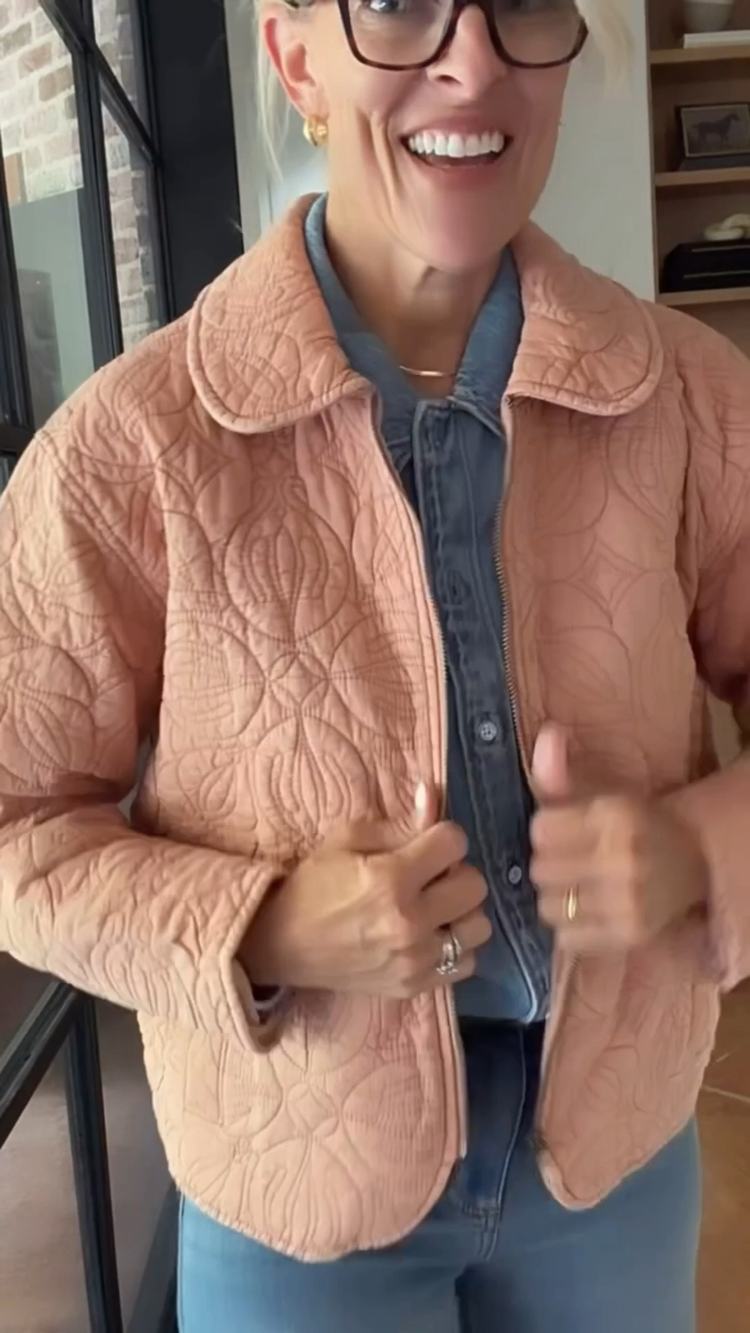 I hope this is in stock for you! It has already sold out once.

This jacket is so cute!
Wearing Small 
@Target ￼

#LTKSaleAlert #LTKOver40 #LTKgrwm