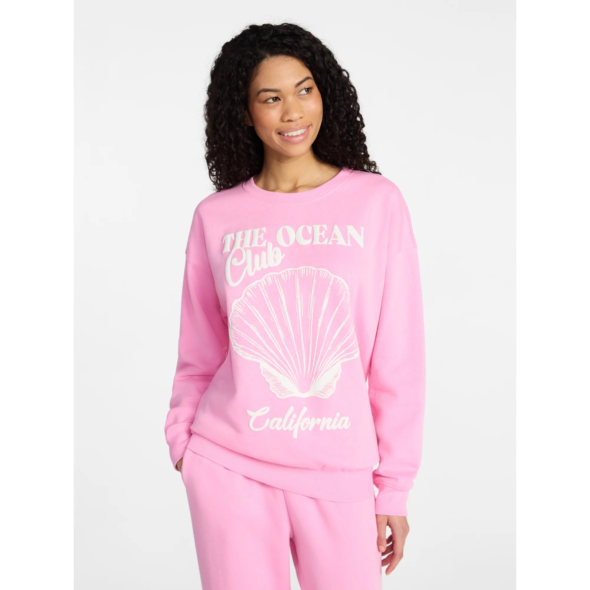 No Boundaries Graphic Crewneck Sweatshirt, Women's XXS-XXL | Walmart (US)