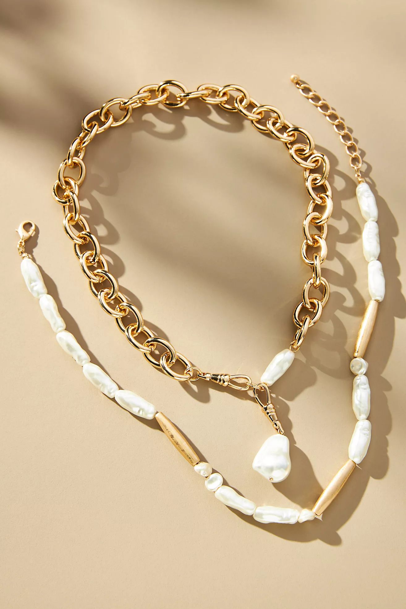 Layered Pearl Necklaces, Set of 2 | Anthropologie (US)