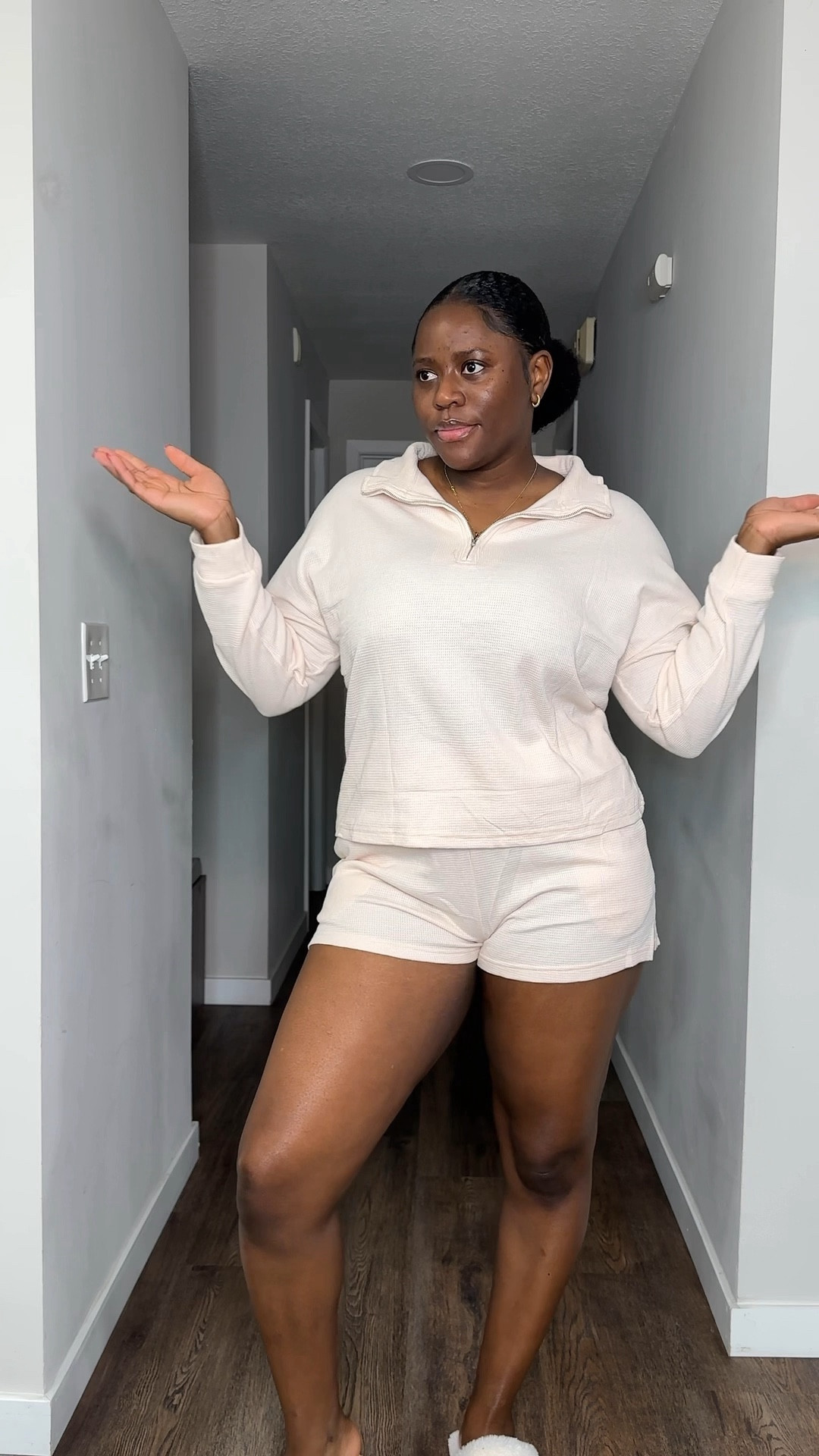 Lounge wear and cute sets to wear at home to feel cute confident but yet relaxed. This is a really cute lightweight set that I found on Amazon. The materials feel great on my skin, I love wearing it at home. I’ve linked the same set and some similar basics for home. Especially if you work remote!! 


#LTKstyletip #LTKHoliday #LTKfindsunder50