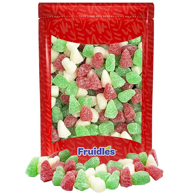 Fruidles Christmas Holiday Jelly Mix Fruit Gummi Candy, Delicious Holiday Shaped & Flavored Gummi... | Amazon (US)