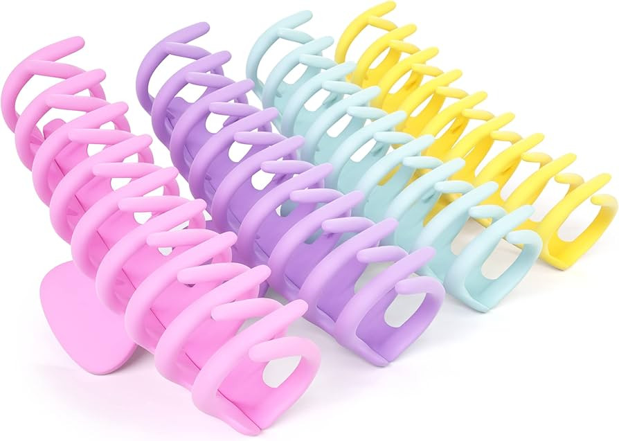 FRAMAR Large Hair Clips For Women – Hair Claw Clip Pack, Hair Clip Claw, Hair Claw Clips For Wo... | Amazon (US)
