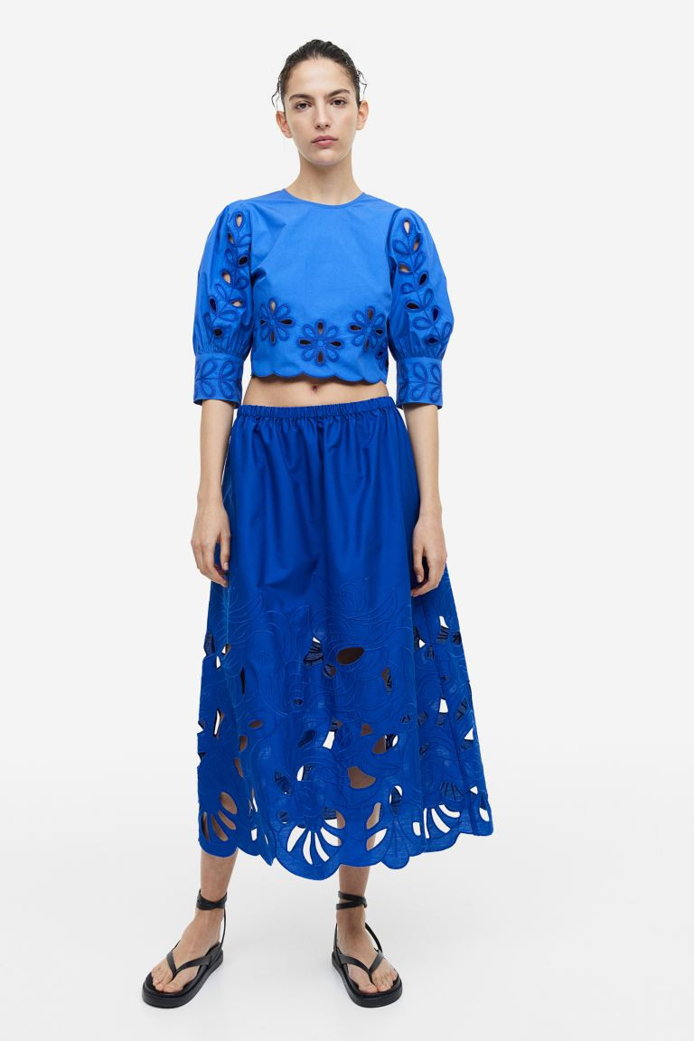 Bestickter Rock | H&M (DE, AT, CH, NL, FI)