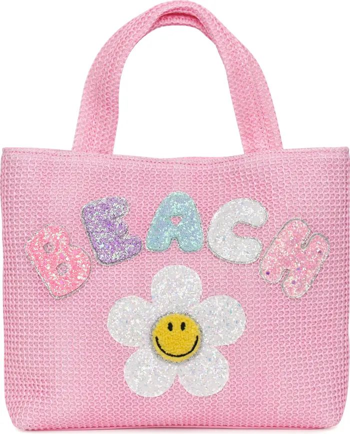 OMG Accessories Kids' Beach Daisy Straw Tote Bag | Nordstrom | Nordstrom